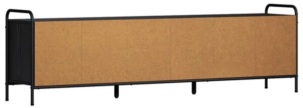 TV ormar 167 5 x 33 x 50 cm Crni hrast Konstruirano drvo - Crni hrast 167 5 x 33 x 50 cm