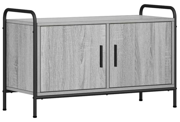 TV ormar 79 5 x 33 x 50 cm Siva Sonoma Konstruirano drvo - Siva Sonoma 79 5 x 33 x 50 cm