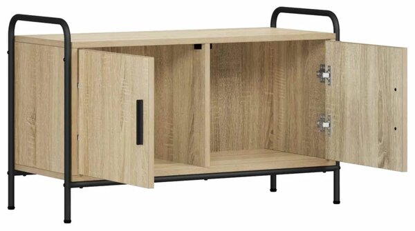 TV ormar 79 5 x 33 x 50 cm Hrast sonoma Konstruirano drvo - Hrast sonoma 79 5 x 33 x 50 cm
