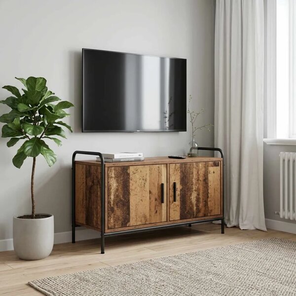 TV ormar 79 5 x 33 x 50 cm Staro drvo Konstruirano drvo - Staro drvo 79 5 x 33 x 50 cm