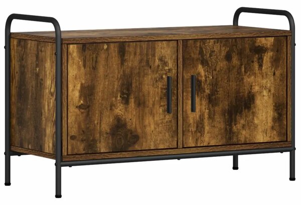 TV ormar 79 5 x 33 x 50 cm Dimljeni hrast Konstruirano drvo - Dimljeni hrast 79 5 x 33 x 50 cm
