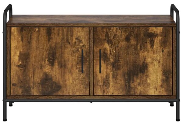 TV ormar 79 5 x 33 x 50 cm Dimljeni hrast Konstruirano drvo - Dimljeni hrast 79 5 x 33 x 50 cm