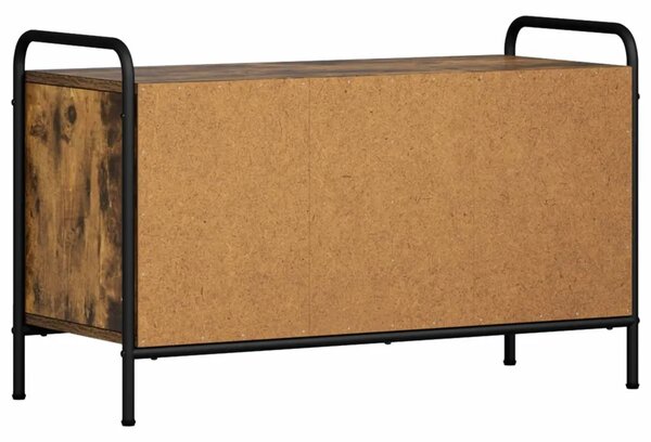TV ormar 79 5 x 33 x 50 cm Dimljeni hrast Konstruirano drvo - Dimljeni hrast 79 5 x 33 x 50 cm