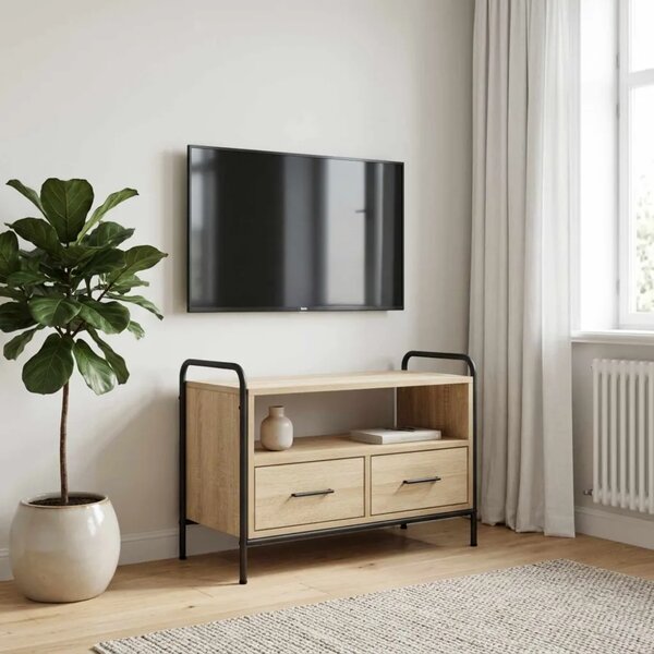 TV ormar 67 5 x 33 x 50 cm Hrast sonoma Konstruirano drvo - Hrast sonoma 67 5 x 33 x 50 cm
