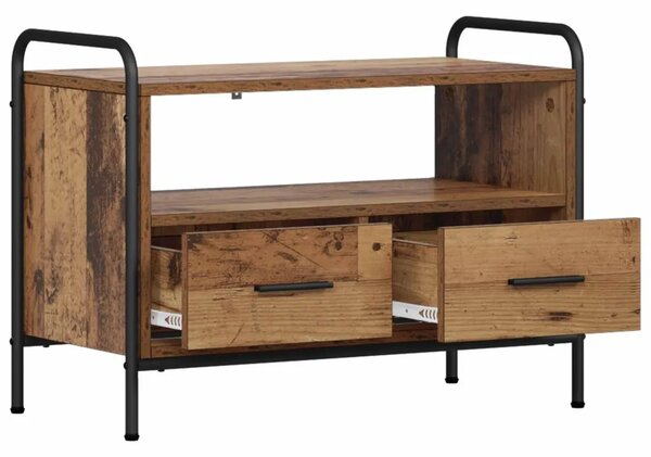 TV ormar 67 5 x 33 x 50 cm Staro drvo Konstruirano drvo - Staro drvo 67 5 x 33 x 50 cm