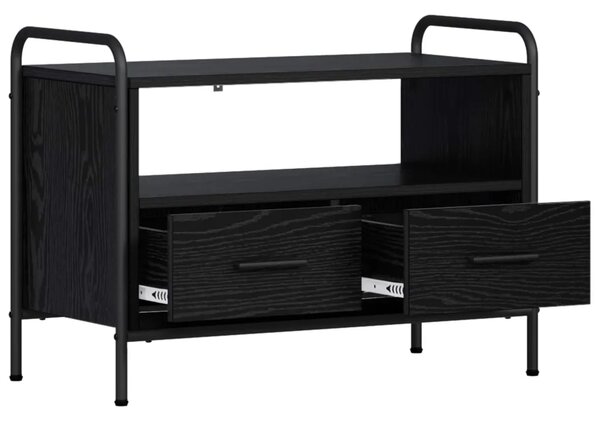 TV ormar 67 5 x 33 x 50 cm Crni hrast Konstruirano drvo - Crni hrast 67 5 x 33 x 50 cm