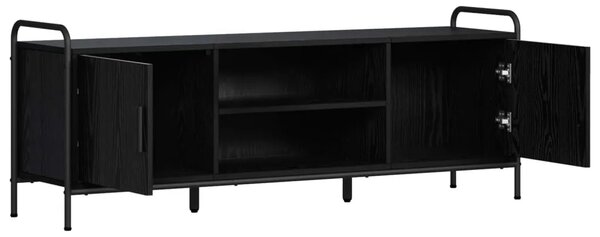 TV ormar 133 x 33 x 50 cm Crni hrast Konstruirano drvo - Crni hrast 67 5 x 33 x 50 cm