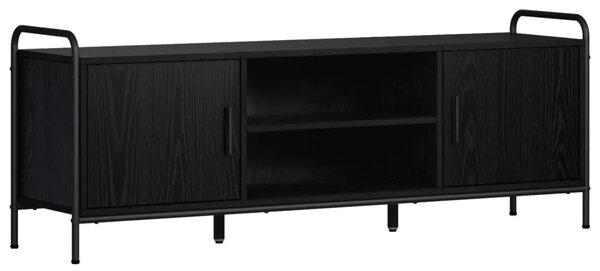 TV ormar 133 x 33 x 50 cm Crni hrast Konstruirano drvo - Crni hrast 67 5 x 33 x 50 cm