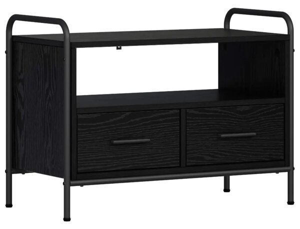 TV ormar 67 5 x 33 x 50 cm Crni hrast Konstruirano drvo - Crni hrast 67 5 x 33 x 50 cm