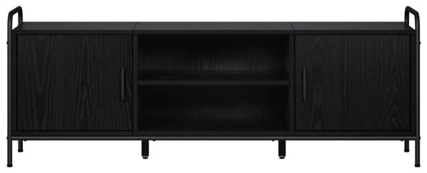 TV ormar 133 x 33 x 50 cm Crni hrast Konstruirano drvo - Crni hrast 67 5 x 33 x 50 cm