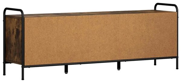 TV ormar 133 x 33 x 50 cm Dimljeni hrast Konstruirano drvo - Dimljeni hrast 67 5 x 33 x 50 cm