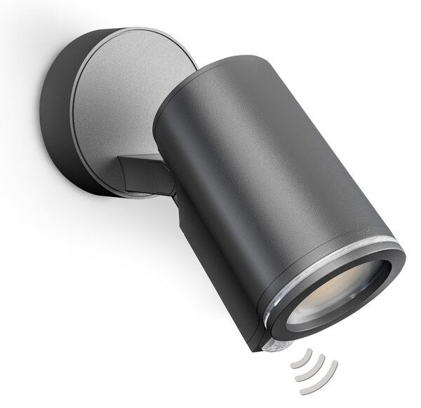 STEINEL Smart Sensor vanjski reflektor One SC, antracit, IP44, Crno, Metal, Zidni reflektor