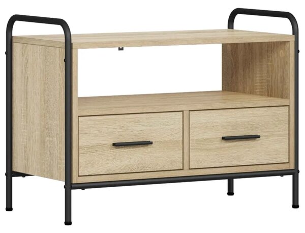 TV ormar 67 5 x 33 x 50 cm Hrast sonoma Konstruirano drvo - Hrast sonoma 67 5 x 33 x 50 cm