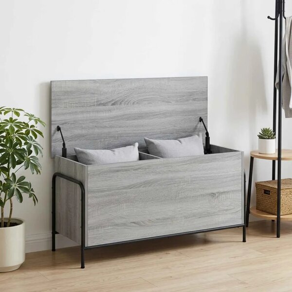 Kutija za spremanje Siva Sonoma 80 x 40 x 49 5 cm - Siva Sonoma 40 5 x 40 x 49 5 cm