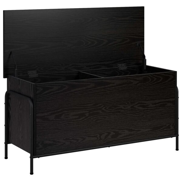 Kutija za spremanje Crni hrast 80 x 40 x 49 5 cm - Crni hrast 40 5 x 40 x 49 5 cm