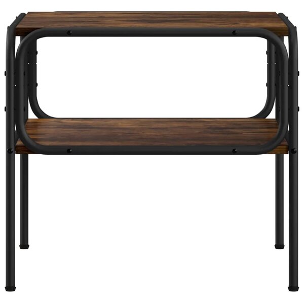 Bocni stol Dimljeni hrast 100 x 50 x 46 cm Konstruirano drvo - Dimljeni hrast 51 x 50 x 45 cm