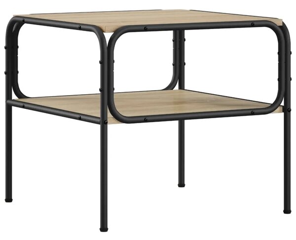 Bocni stol Hrast sonoma 100 x 50 x 46 cm Konstruirano drvo - Hrast sonoma 51 x 50 x 45 cm