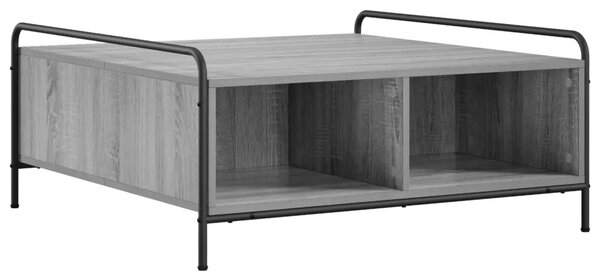 Stolić za kavu Siva Sonoma 90 x 90 x 41 cm Konstruirano drvo - Siva Sonoma 90 x 90 x 41 cm