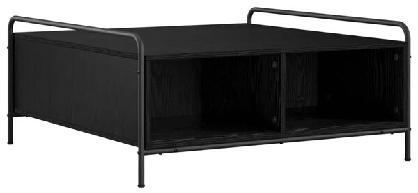 Stolić za kavu Crni hrast 90 x 90 x 41 cm Konstruirano drvo - Crni hrast 90 x 90 x 41 cm