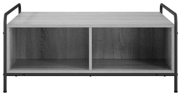 Stolić za kavu Siva Sonoma 90 x 90 x 41 cm Konstruirano drvo - Siva Sonoma 90 x 90 x 41 cm