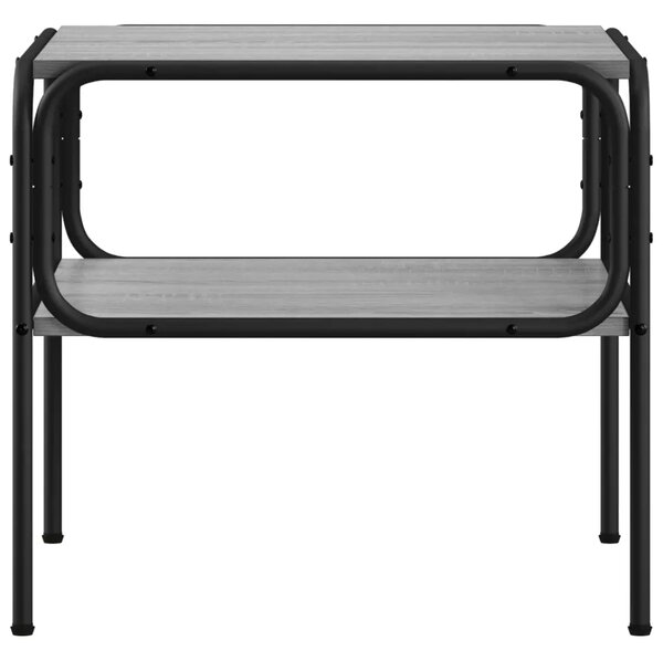 Bocni stol Siva Sonoma 100 x 50 x 46 cm Konstruirano drvo - Siva Sonoma 51 x 50 x 45 cm