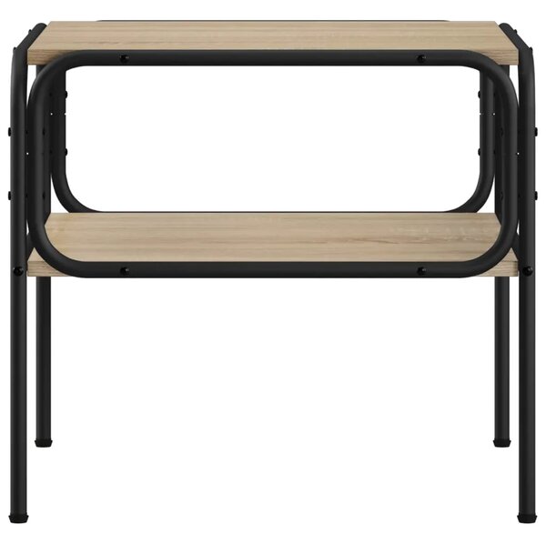Bocni stol Hrast sonoma 100 x 50 x 46 cm Konstruirano drvo - Hrast sonoma 51 x 50 x 45 cm