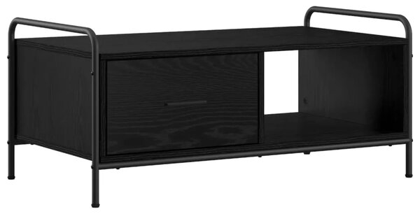 Stolić za kavu Crni hrast 90 x 49 x 41 cm Konstruirano drvo - Crni hrast