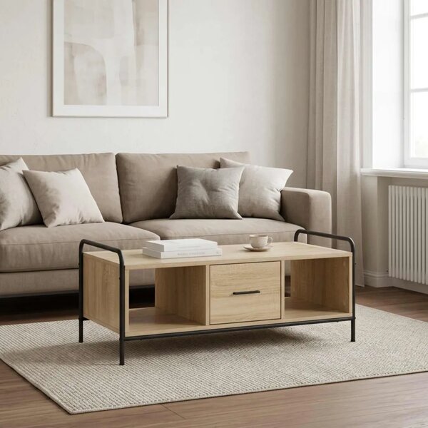 Stolić za kavu Hrast sonoma 99 5 x 49 x 41 cm Konstruirano drvo - Hrast sonoma