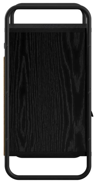 Viseći Noćni Ormar Crni hrast 40 x 30 x 60 cm Konstruirano drvo - Crni hrast 1