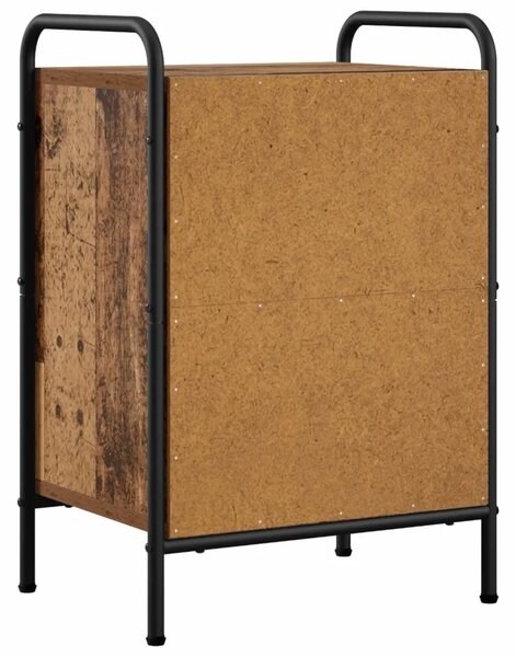 Noćni ormar 2 kom. Staro drvo 40 x 30 x 60 cm Konstruirano drvo - Staro drvo 2