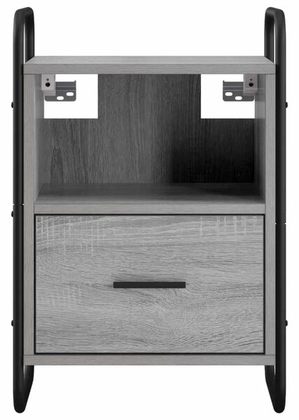 Viseći Noćni Ormar Siva Sonoma 40 x 30 x 60 cm - Siva Sonoma 1