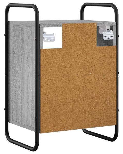 Viseći Noćni Ormar Siva Sonoma 40 x 30 x 60 cm - Siva Sonoma 1