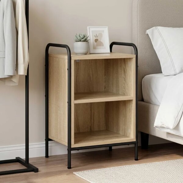 Noćni ormar Hrast sonoma 40 x 30 x 60 cm Konstruirano drvo - Hrast sonoma 1