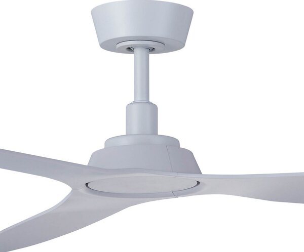 Beacon Lighting Stropni ventilator Moto, bijeli, Ø 132 cm, tih, Bijela, Dnevni boravak/blagovaonica, Plastika