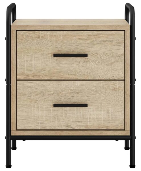 Noćni ormar Hrast sonoma 40 x 30 x 50 cm Konstruirano drvo - Hrast sonoma 1