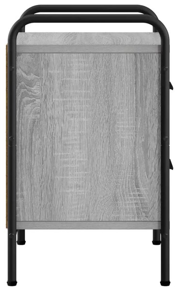 Noćni ormar 2 kom. Siva Sonoma 40 x 30 x 50 cm - Siva Sonoma 2