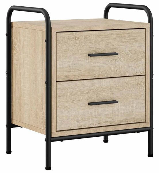 Noćni ormar Hrast sonoma 40 x 30 x 50 cm Konstruirano drvo - Hrast sonoma 1