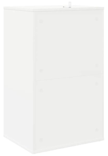 Ormar za ploče Bijela 44 5 x 36 5 x 74 5 cm Konstruirano drvo - Bijela