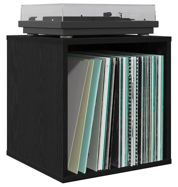 Kutija za vinilne albume Crni hrast 37 x 36 5 x 38 cm - Crni hrast 1
