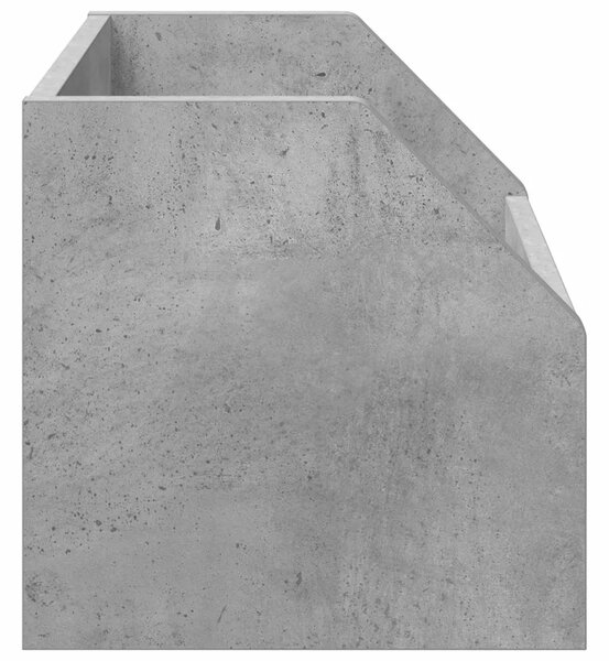 Kutija za vinilne albume 2 kom. Betonska siva 38 x 30 x 29 cm - Betonska siva 2