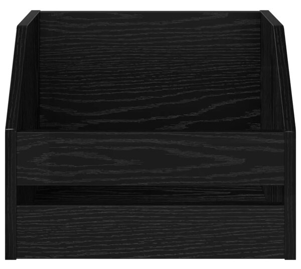 Kutija za vinilne albume Crni hrast 38 x 30 x 29 cm - Crni hrast 1