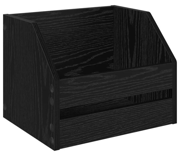 Kutija za vinilne albume Crni hrast 38 x 30 x 29 cm - Crni hrast 1