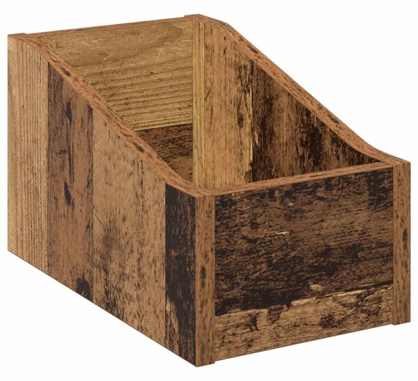 Kutija za LP ploče Staro drvo 18 x 32 x 18 cm Konstruirano drvo - Staro drvo 1 18 x 32 x 18 cm