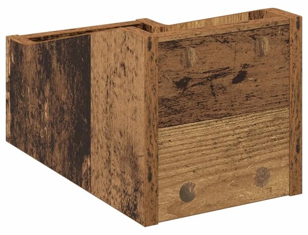 Kutija za LP ploče Staro drvo 18 x 32 x 18 cm Konstruirano drvo - Staro drvo 1 18 x 32 x 18 cm