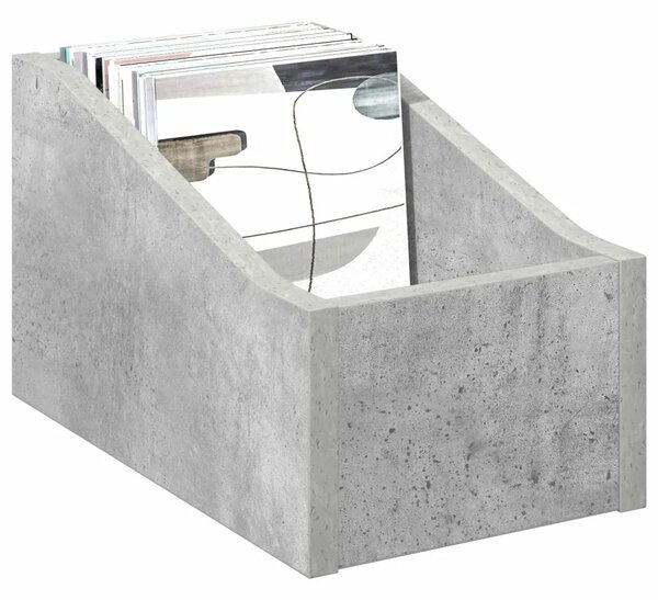 Kutija za LP ploče 2 kom. Betonska siva 18 x 32 x 18 cm - Betonska siva 2 18 x 32 x 18 cm