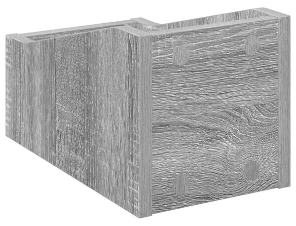 Kutija za LP ploče 2 kom. Siva Sonoma 18 x 32 x 18 cm - Siva Sonoma 2 18 x 32 x 18 cm