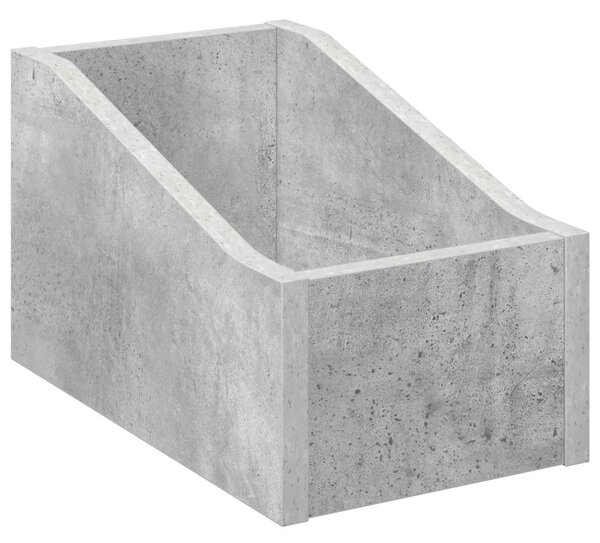 Kutija za LP ploče 2 kom. Betonska siva 18 x 32 x 18 cm - Betonska siva 2 18 x 32 x 18 cm