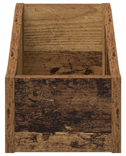 Kutija za LP ploče Staro drvo 18 x 32 x 18 cm Konstruirano drvo - Staro drvo 1 18 x 32 x 18 cm