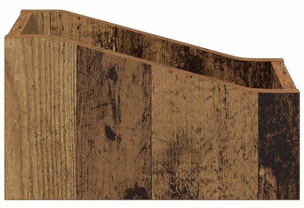 Kutija za LP ploče Staro drvo 18 x 32 x 18 cm Konstruirano drvo - Staro drvo 1 18 x 32 x 18 cm