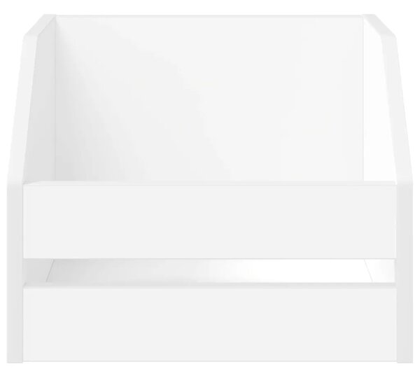 Kutija za vinilne albume Bijela 38 x 30 x 29 cm - Bijela 1